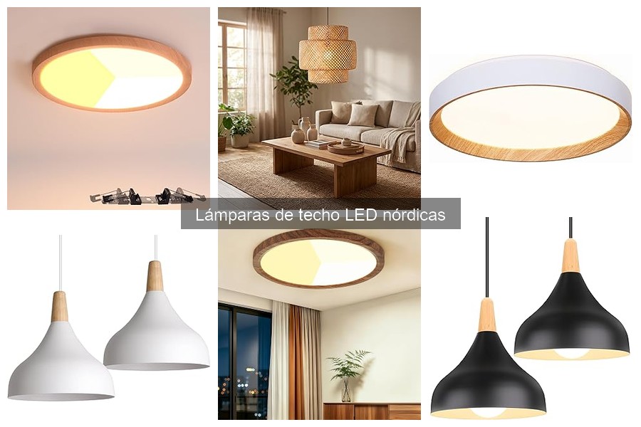 Cómo crear ambientes únicos con lámparas de techo LED nórdicas