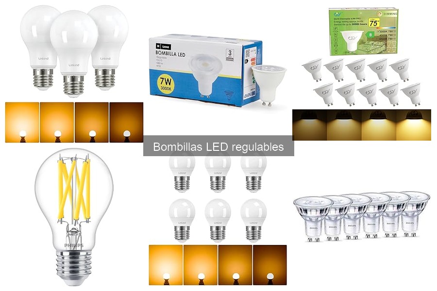 Cómo elegir bombillas LED regulables para cada habitación