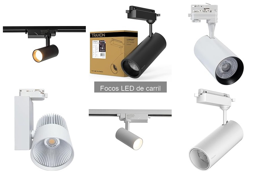Cómo elegir el color de luz en focos LED de carril