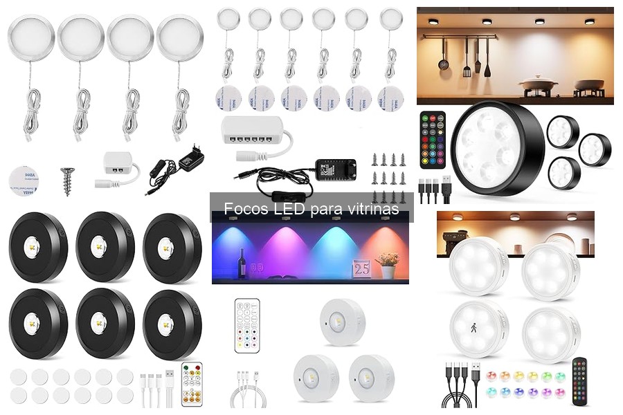 Cómo elegir el color de luz para focos LED de vitrinas
