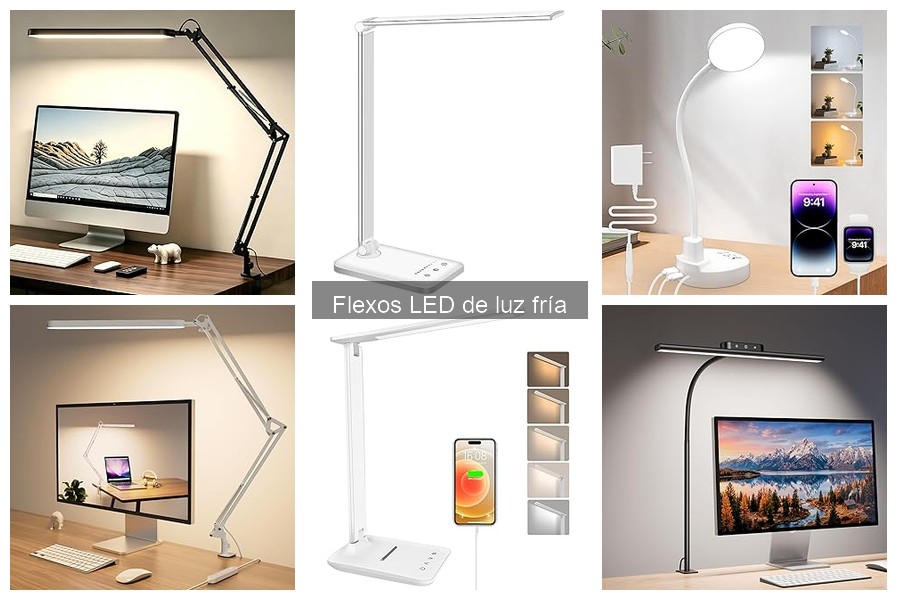 Cómo elegir el flexo LED de luz fría ideal para ti