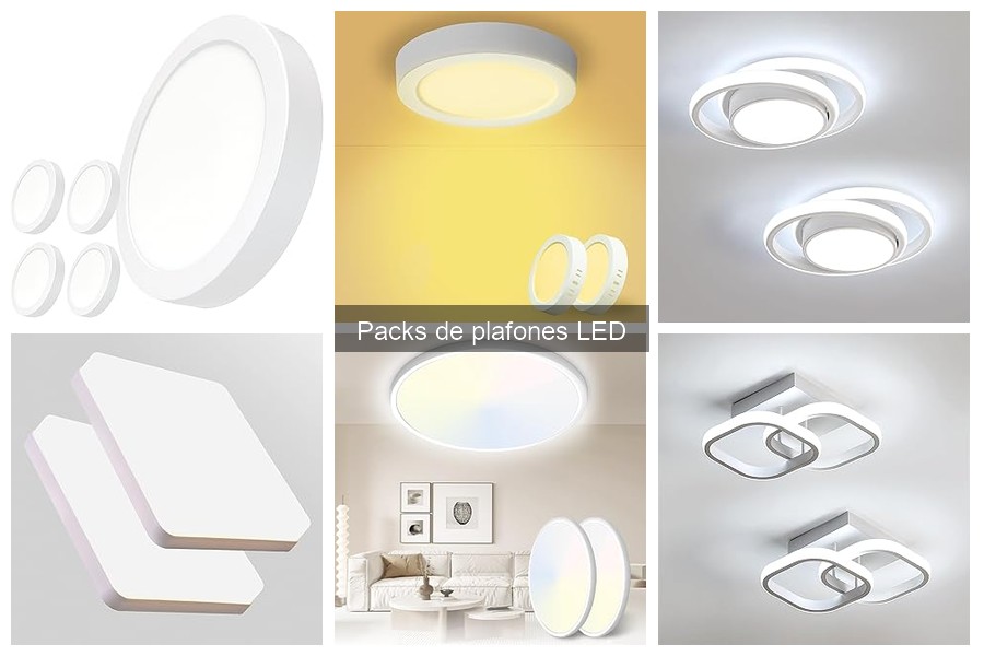 Cómo elegir el pack de plafones LED adecuado para tu hogar