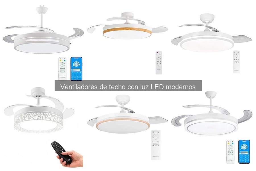 Cómo elegir el ventilador de techo con luz LED ideal