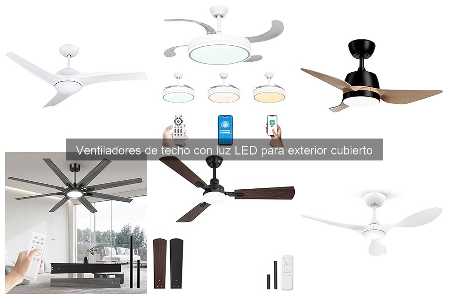 Cómo elegir el ventilador de techo LED para exterior cubierto