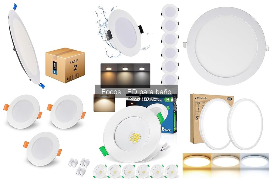 Cómo elegir focos LED para baño: guía práctica