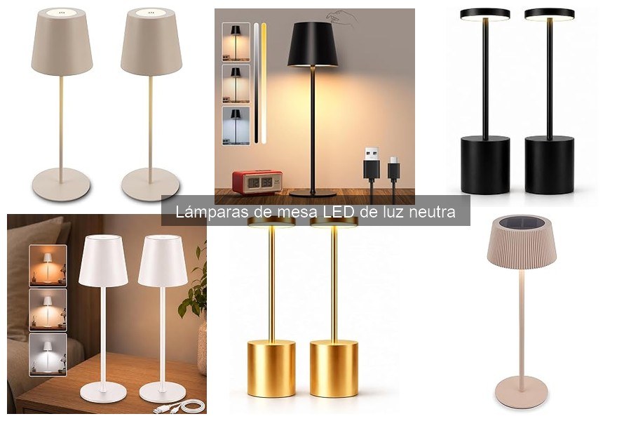 Cómo elegir la lámpara de mesa LED de luz neutra ideal