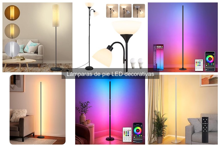 ** Cómo elegir la lámpara de pie LED decorativa ideal para tu hogar