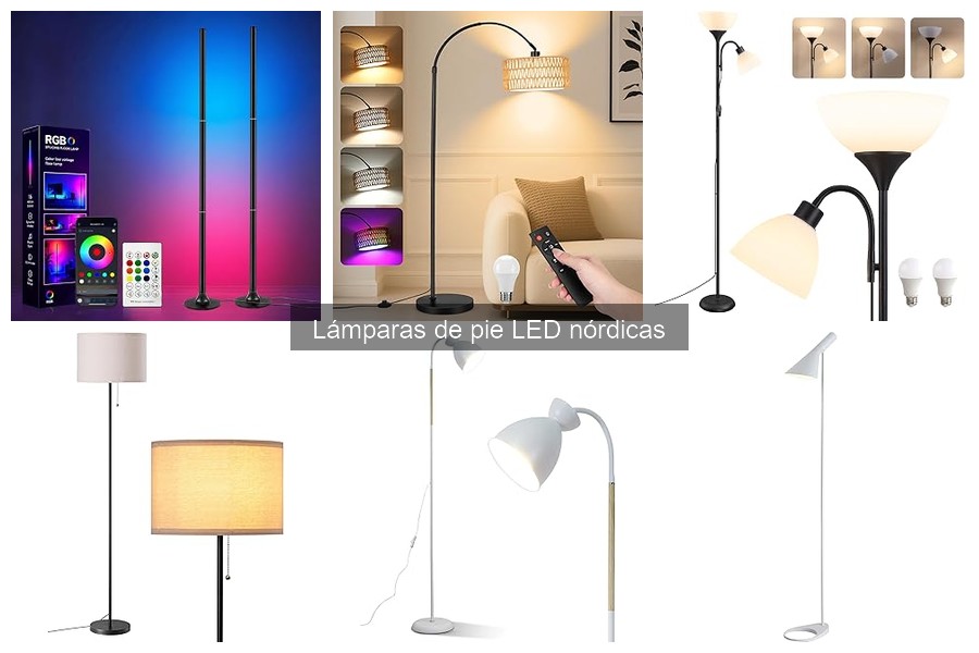 Cómo elegir la lámpara de pie LED nórdica adecuada