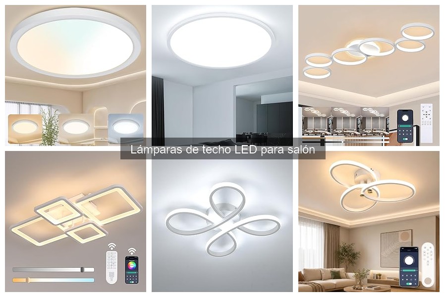 Cómo Elegir la Lámpara de Techo LED Perfecta para tu Salón