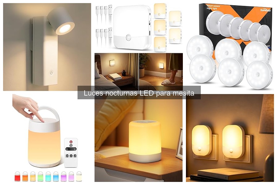 ¿Cómo elegir la mejor luz nocturna LED para tu mesita?