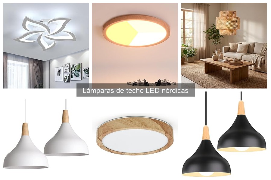 Cómo Elegir la Potencia Ideal para Lámparas de Techo LED Nórdicas