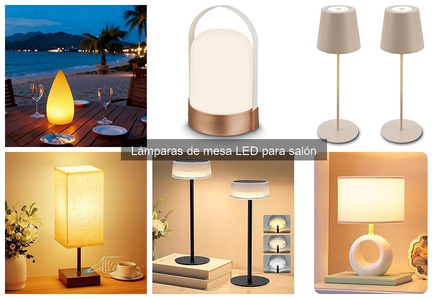 ** Cómo elegir lámparas de mesa LED para tu salón