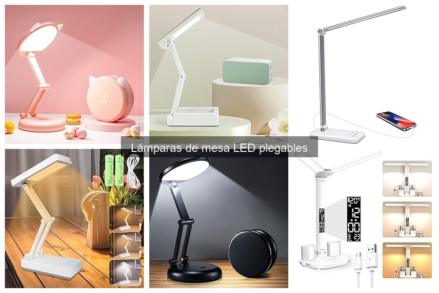 Cómo elegir lámparas de mesa LED plegables: guía práctica