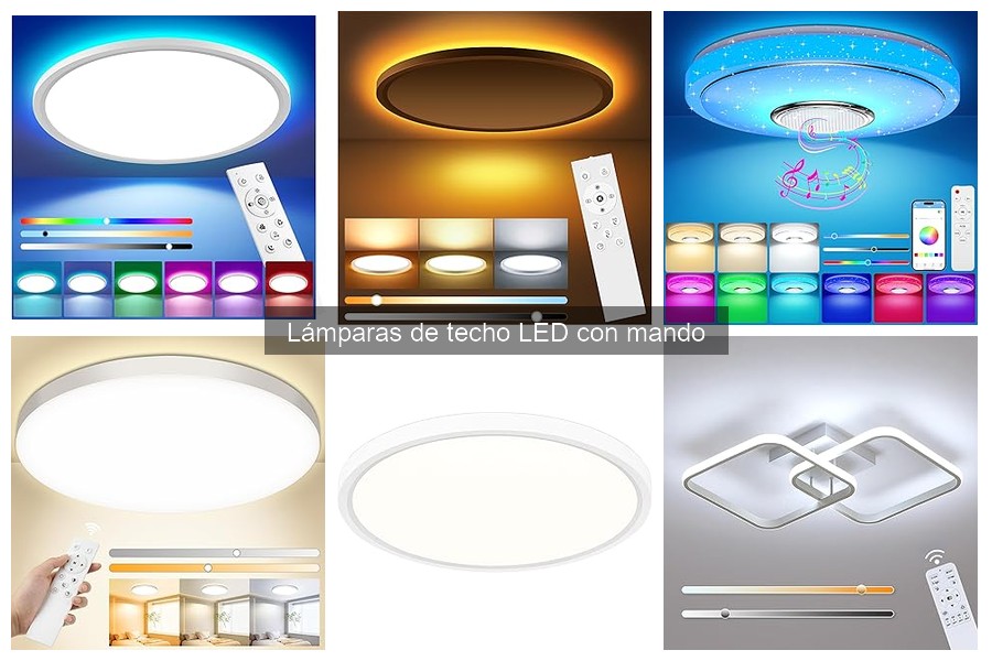 Cómo elegir lámparas de techo LED con mando fácilmente