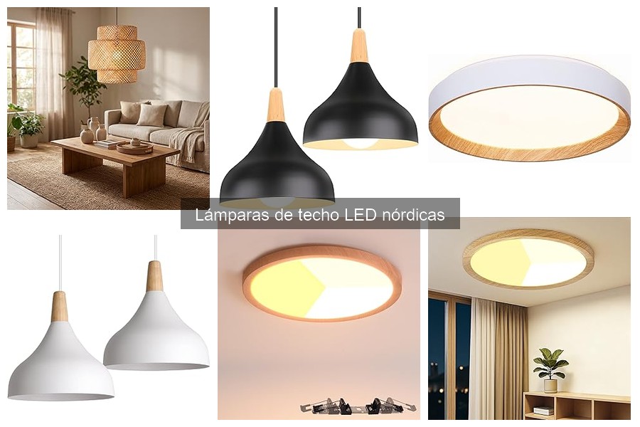 Cómo elegir lámparas de techo LED nórdicas adecuadas