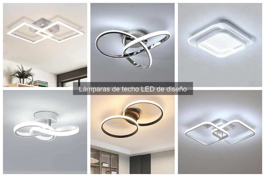 Cómo elegir lámparas de techo LED para cada habitación