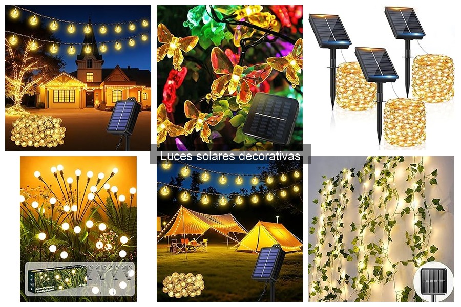 Cómo elegir luces solares decorativas para tu hogar