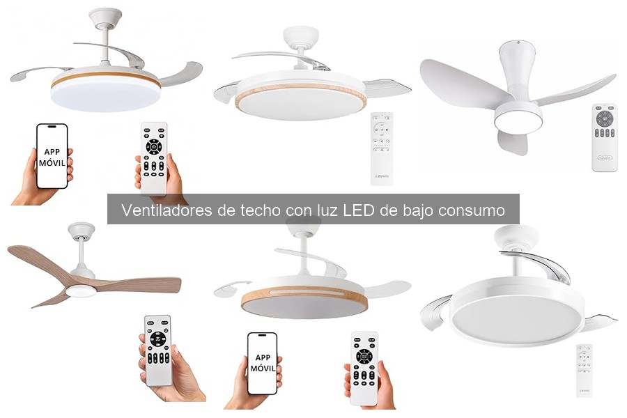 Cómo elegir un ventilador de techo con luz LED de bajo consumo