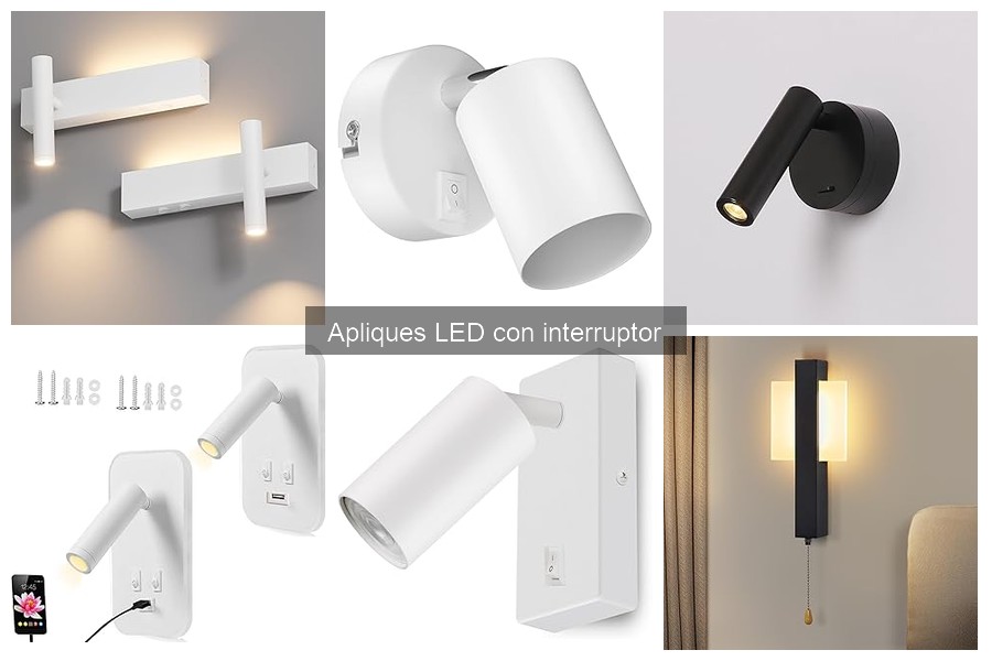 Cómo instalar apliques LED con interruptor fácilmente