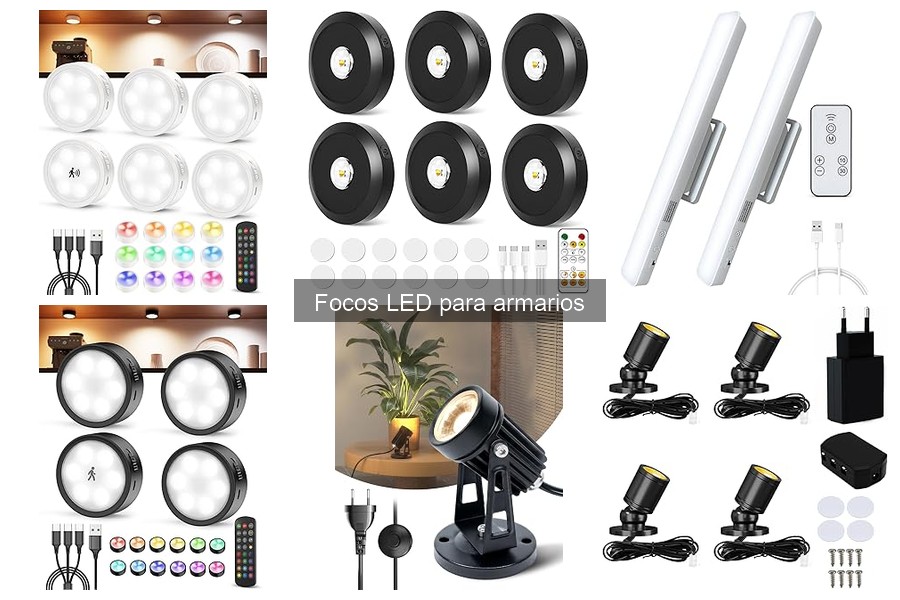 Cómo instalar focos LED en armarios: Guía paso a paso