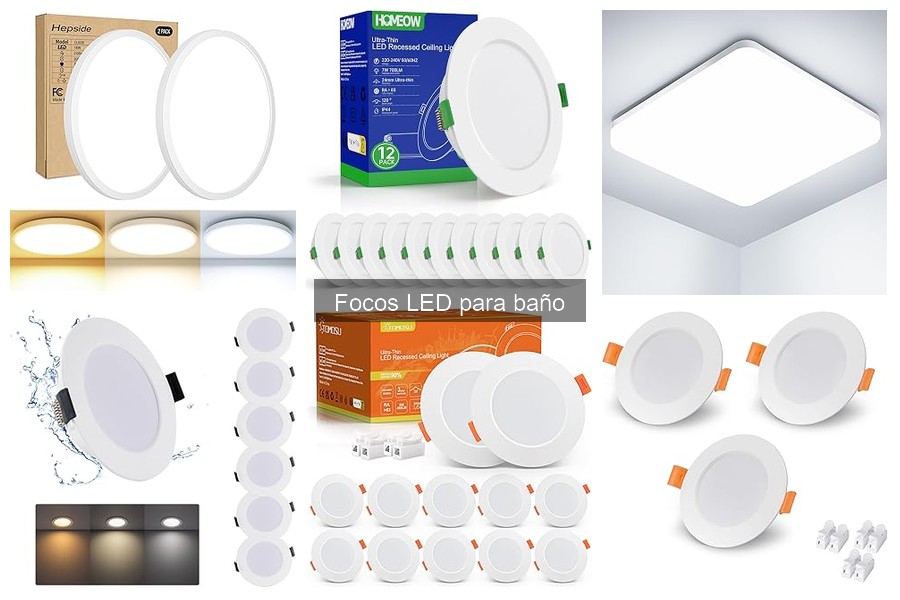 Cómo instalar focos LED en el baño: guía práctica