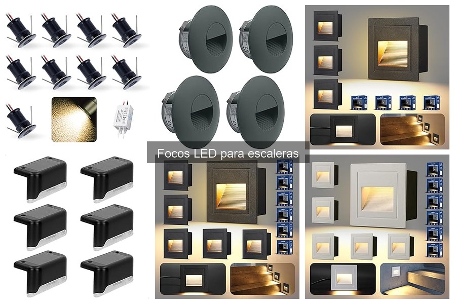 Cómo instalar focos LED en escaleras fácilmente