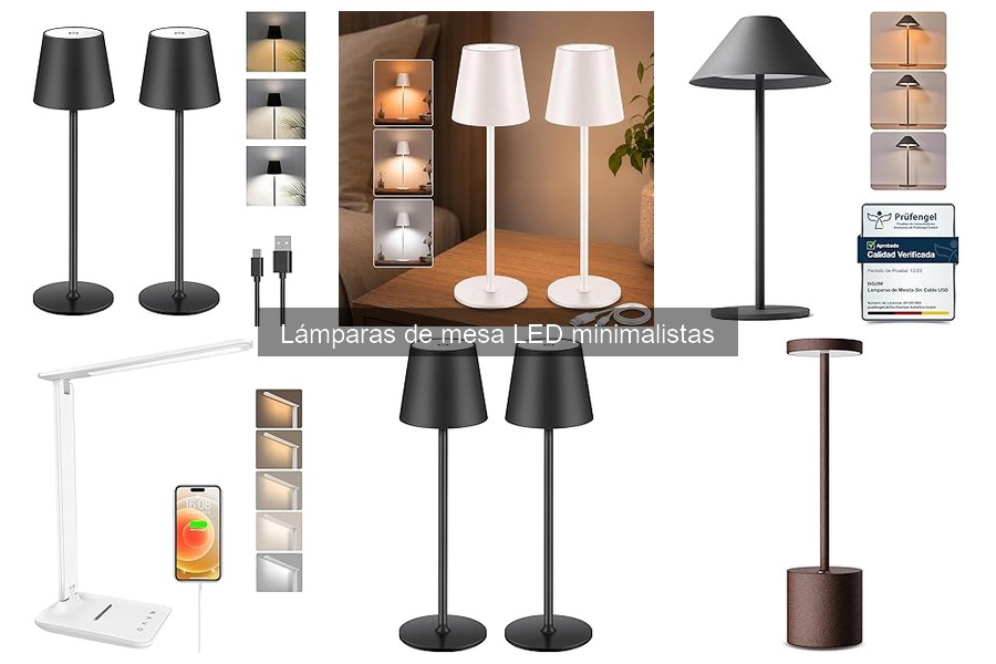 Cómo instalar lámparas de mesa LED minimalistas: guía fácil