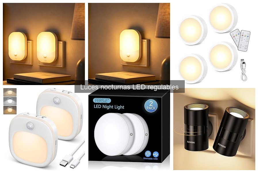 Cómo instalar luces nocturnas LED regulables en casa