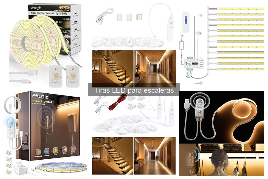 Cómo instalar tiras LED en escaleras fácilmente