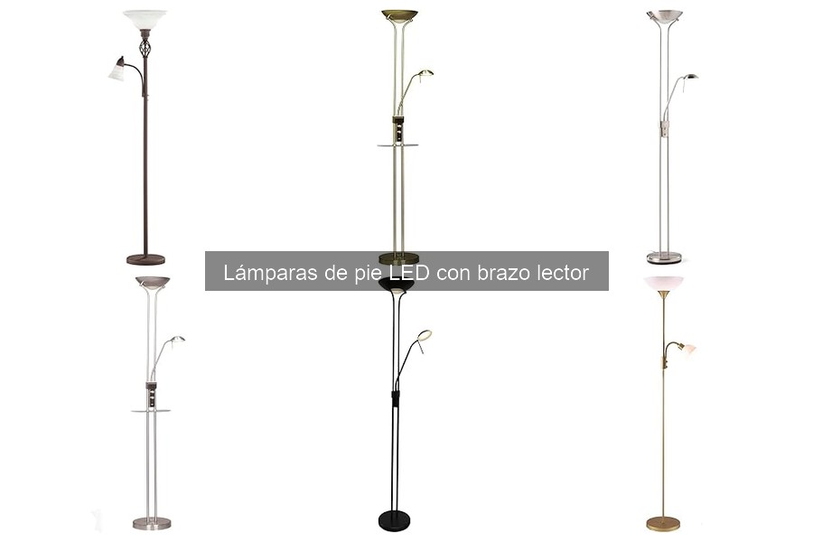 Cómo instalar una lámpara de pie LED con brazo lector