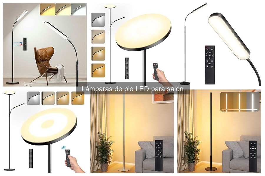 Cómo instalar una lámpara de pie LED en tu salón