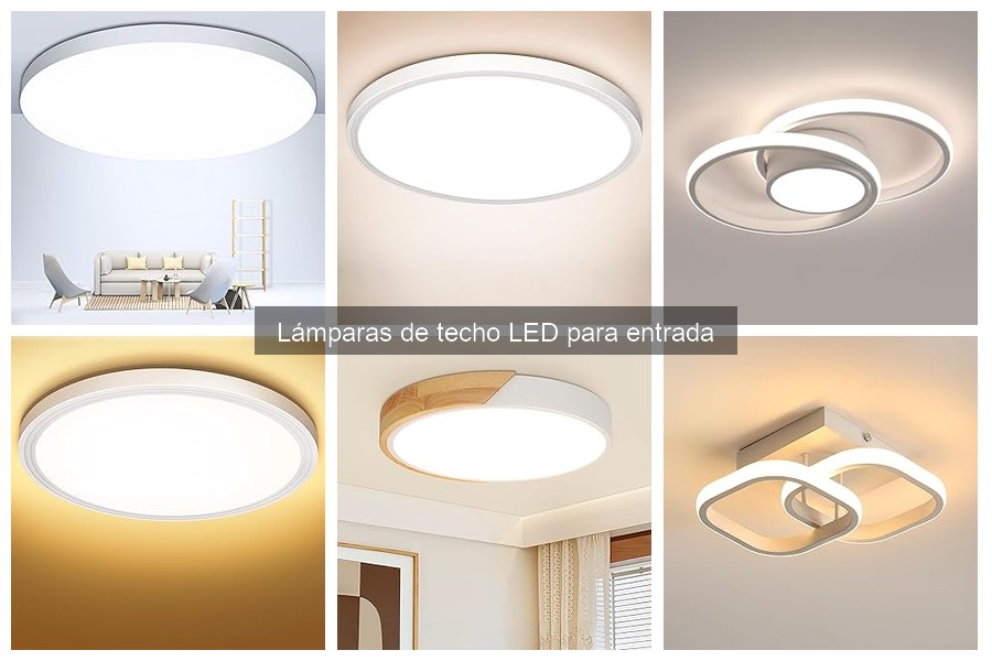 Cómo instalar una lámpara de techo LED en la entrada