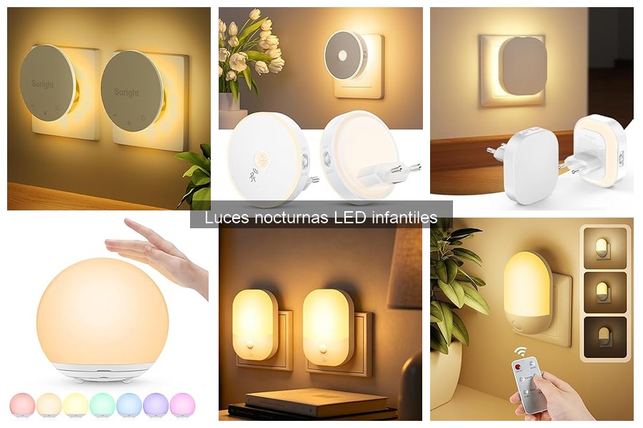 Cómo instalar y usar luces nocturnas LED infantiles
