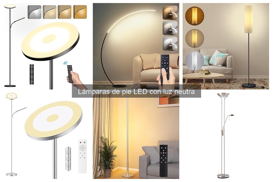 Cómo integrar lámparas de pie LED con luz neutra en tu decoración