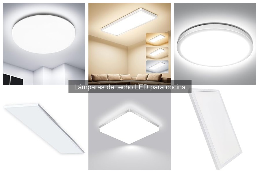 Cómo integrar lámparas de techo LED en tu cocina