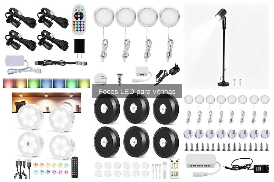 Cómo limpiar y mantener focos LED para vitrinas