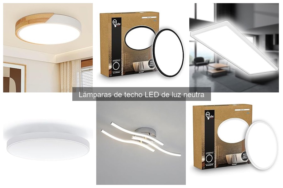 Cómo mantener lámparas de techo LED de luz neutra
