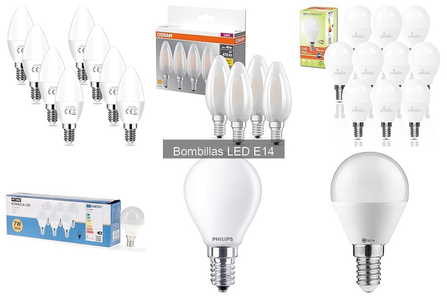 Comparativa Bombillas LED E14 vs Incandescentes: Ventajas