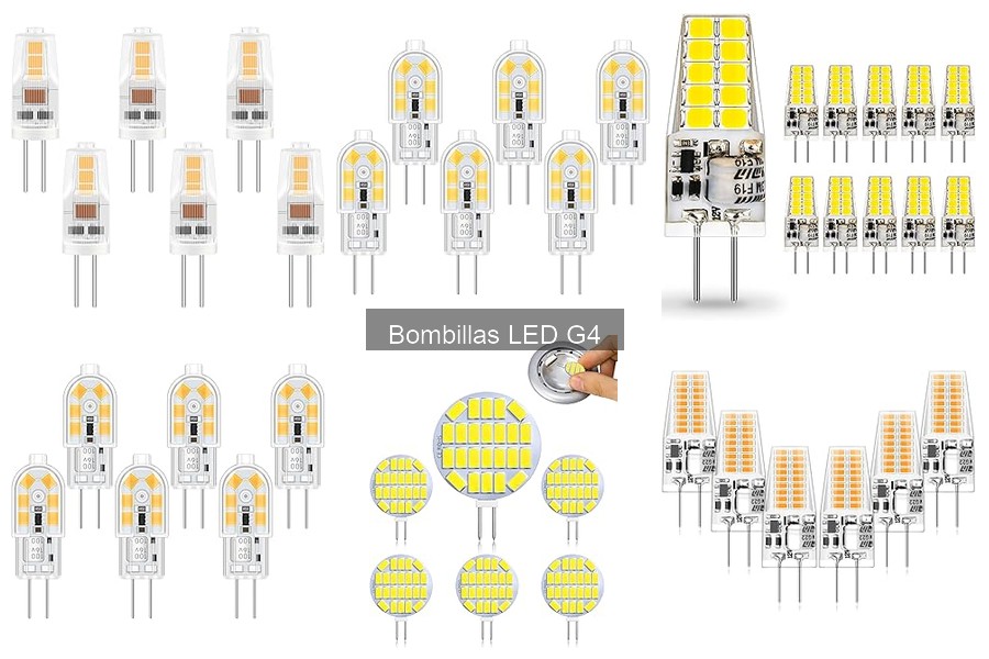Comparativa: Bombillas LED G4 vs. Halógenas e Incandescentes