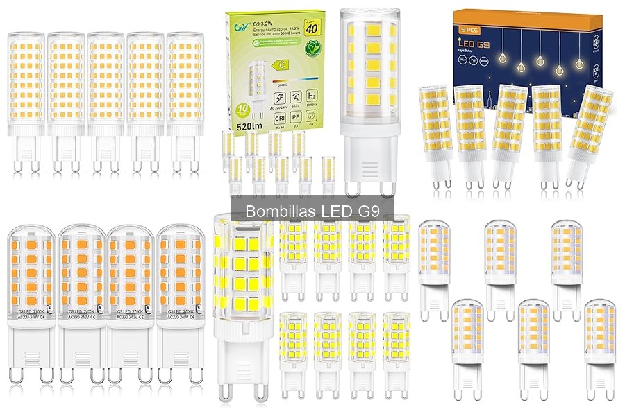 Comparativa: Bombillas LED G9 vs Halógenas Tradicionales