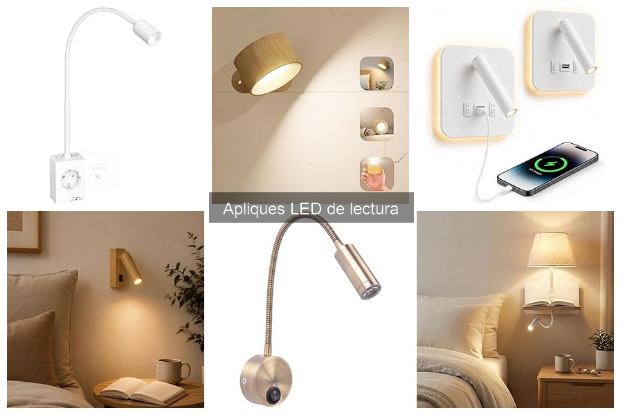 Comparativa de Apliques LED de Lectura: Mejores Marcas y Precios