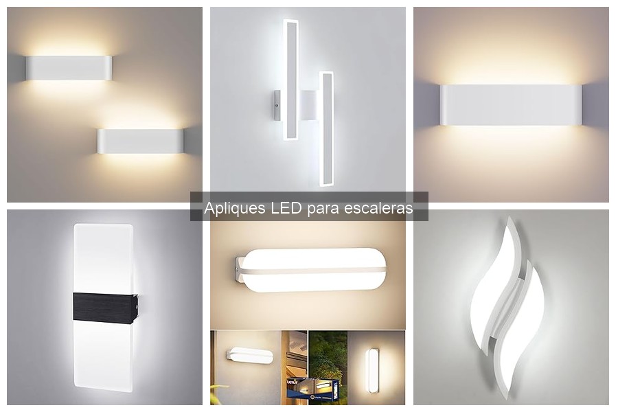 ** Comparativa de Apliques LED para Escaleras: Mejores Marcas y Precios