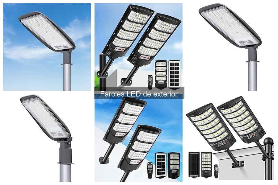 Comparativa de Faroles LED Solares y Eléctricos para Exteriores