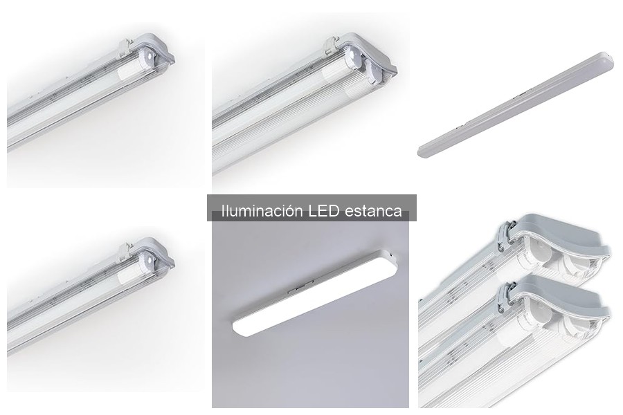 Comparativa de Iluminación LED Estanca y No Estanca