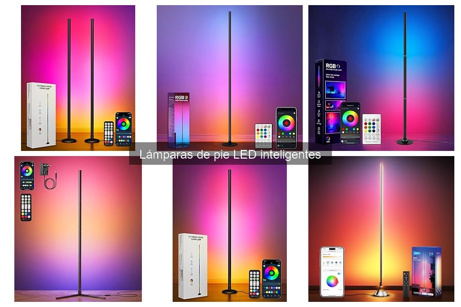 Comparativa de Lámparas de Pie LED Inteligentes 2023