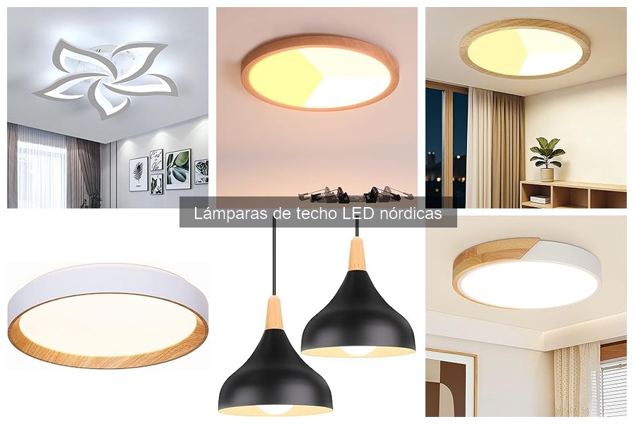 Comparativa de Lámparas de Techo LED Nórdicas: Mejores Marcas