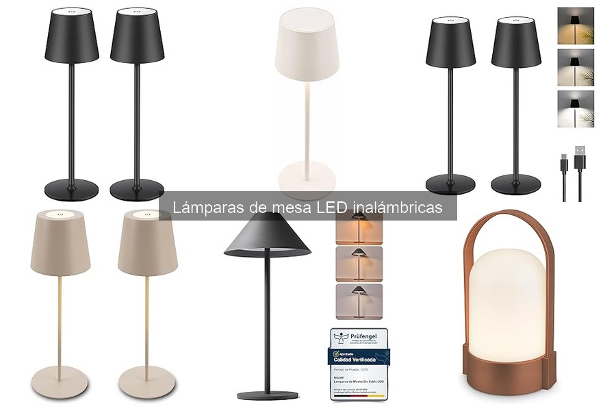 Comparativa de las Mejores Lámparas de Mesa LED Inalámbricas
