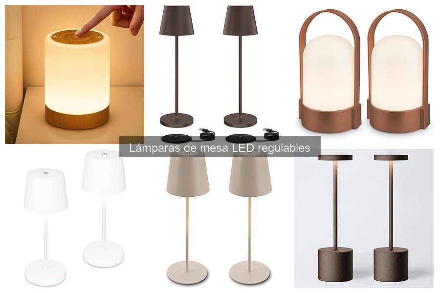 ** Comparativa de las Mejores Lámparas de Mesa LED Regulables