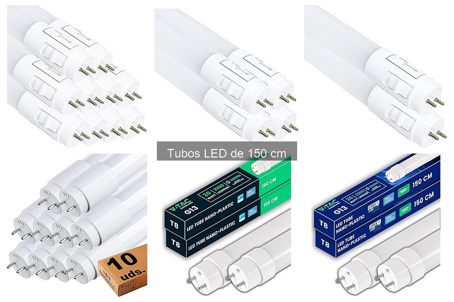 Comparativa de los mejores tubos LED de 150 cm del mercado