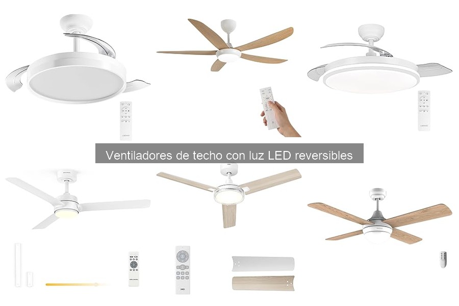 Comparativa de los Mejores Ventiladores de Techo con Luz LED
